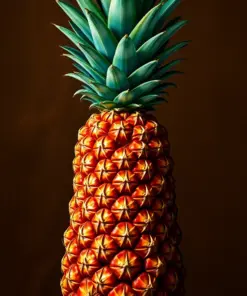 Realistic Royal Pineapple Portrait Paint By Numbers