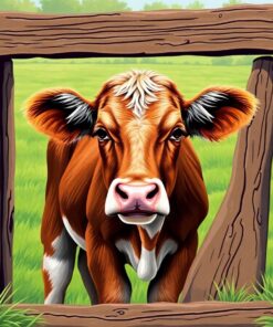 Gate Calf Paint Numbers