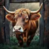 Realistic Rustic Gate Calf Paint By Numbers