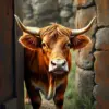 Realistic Rustic Gate Calf Paint by Numbers