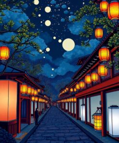 Lantern Night Paint Numbers