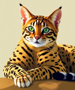 Cat Repose Paint Numbers