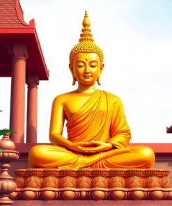 Draped Buddha Paint Numbers