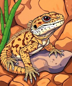 Sandstone Reptile Paint Numbers