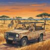 Realistic Savannah Jeep Ride Paint By Numbers