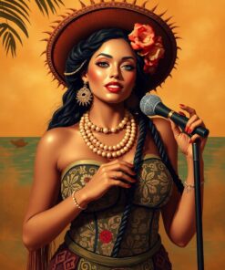 Island Performer Paint Numbers