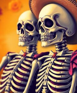 Mariachi Bones Paint Numbers