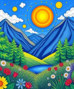 Ocean Nymph Paint Numbers