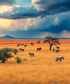 Serengeti Storm Paint Numbers