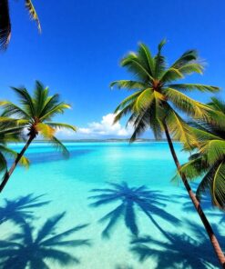 Under Palms Paint Numbers