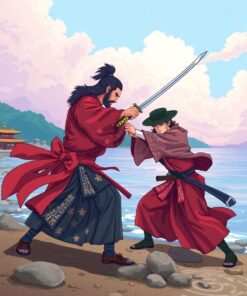 Sword Duel Paint Numbers