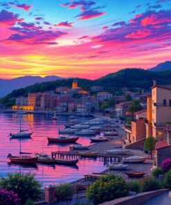 Realistic Sienna Island Evening Paint By Numbers