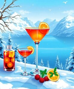 Island Cocktails Paint Numbers