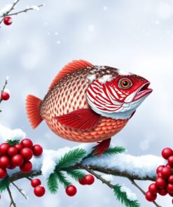 Scarlet Perch Paint Numbers