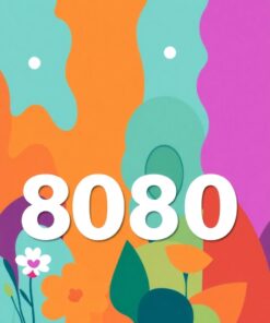 Neon Flamingo Paint Numbers