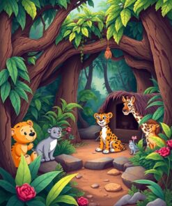 Jungle Refuge Paint Numbers