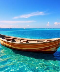 Bleached Boat Paint Numbers