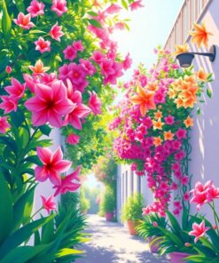 Alley Blooms Paint Numbers