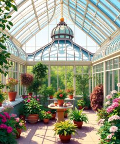 Sunlit Conservatory Paint Numbers