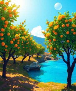 Island Orchard Paint Numbers