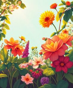 Nouveau Botanicals Paint Numbers