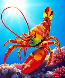 Spiny Lobster Paint Numbers