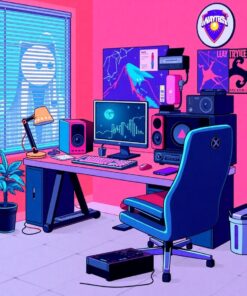 Gamer Desk Paint Numbers