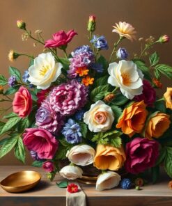 Teak Brass Paint Numbers