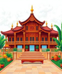 Realistic Teak And Brass Paint By Numbers