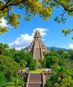 Realistic Tikal Temple Canopy Paint By Numbers