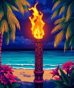 Torch Glow Paint Numbers