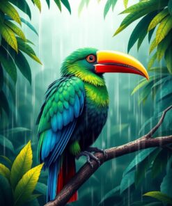 Tropical Rain Paint Numbers