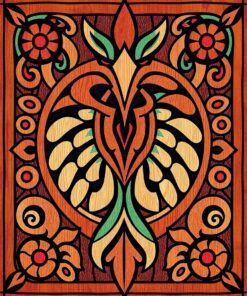 Wood Motif Paint Numbers