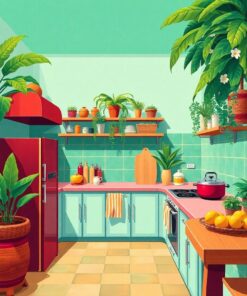 Culinary Space Paint Numbers