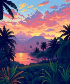 Impressionist Dusk Paint Numbers