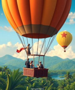 Balloon Ascent Paint Numbers