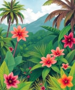 Brush Bloom Paint Numbers