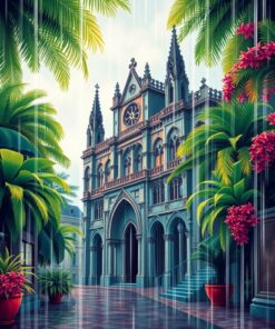 Cathedral Rain Paint Numbers