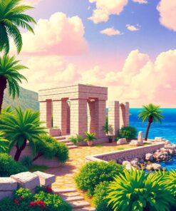 Citadel Ruins Paint Numbers