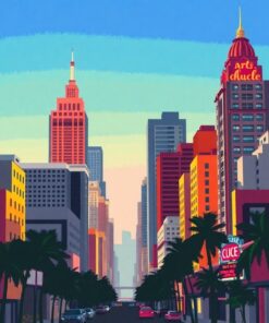 City Shadows Paint Numbers