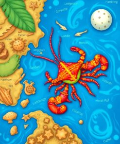 Crustacean Map Paint Numbers