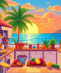 Culinary Sunrise Paint Numbers