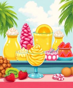 Custard Display Paint Numbers