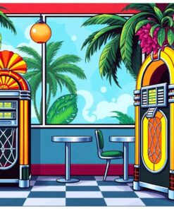 Diner Glass Paint Numbers