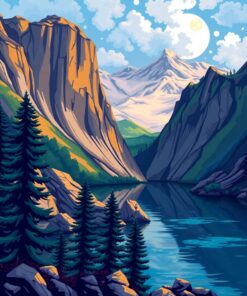 Hemisphere Map Paint Numbers