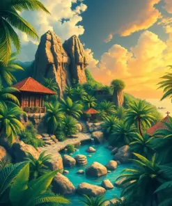 Realistic Tropical Hero Base Paint By Numbers