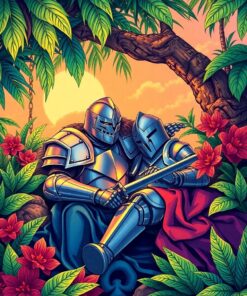 Knight Slumber Paint Numbers