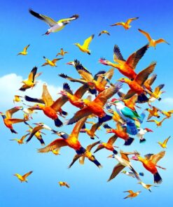 Migratory Flock Paint Numbers