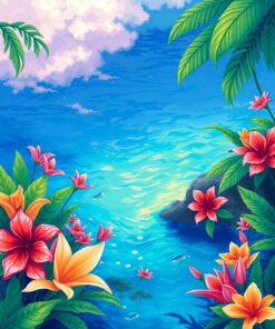 Ocean Flora Paint Numbers