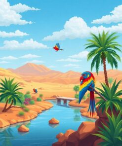 Palace Birds Paint Numbers